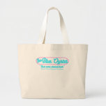 Ostra azul bolsa lienzo