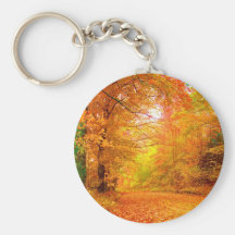 Otoño de Vermont Llaveros Personalizados