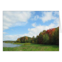 Otoño de Wisconsin tarjetas