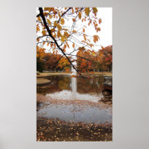 Otoño en el parque de Yoyogi Poster