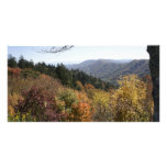 Otoño en el Smokys Tarjeta Con Foto Personalizada