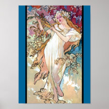 Otoño invierno del verano de la primavera poster