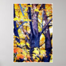 Otoño por todo (bosquejo suave) posters
