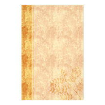 Otoño quemado papelería personalizada