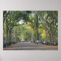 Otoño temprano la alameda poster
