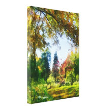 Otoño Vista Lienzo Envuelto Para Galerías