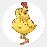 Otro pollo muy tonto etiqueta