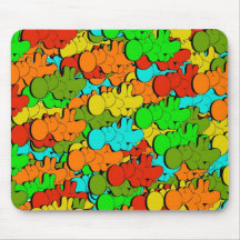 Ouch multicolor alfombrilla de raton
