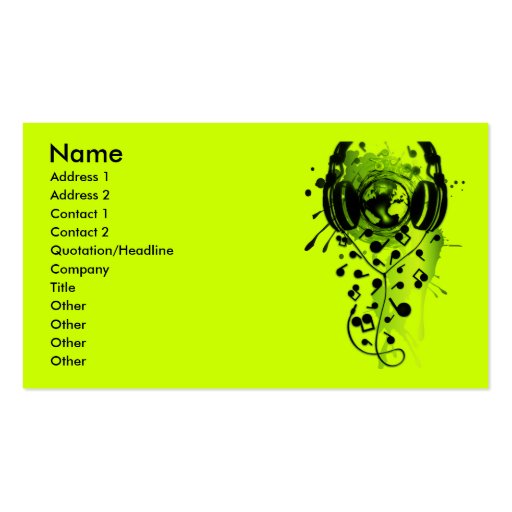 Our_Music Tarjeta De Negocio