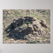 Outcropping rocoso en el poster de Tucson