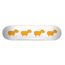 Ovejas anaranjadas patín personalizado