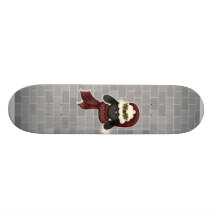 ovejas lindas del navidad tabla de skate