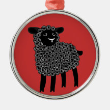 Ovejas negras adorno para reyes