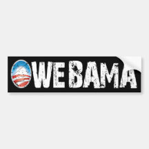 OweBama - Obama anti Etiqueta De Parachoque
