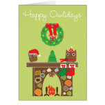 ¡Owlidays feliz! Tarjeta de felicitación