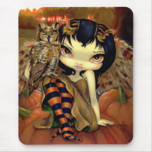 "Owlyn en el otoño" Mousepad Alfombrilla De Ratón