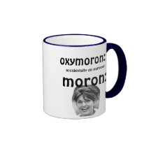 Oxymoron de Palin Taza De Café