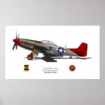 P-51Dtuskegee Impresiones