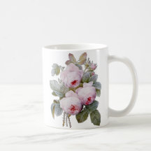 P.J. Redoute Borbón subió Taza De Café