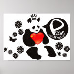 P para la panda impresiones