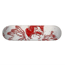 p.roja patineta personalizada