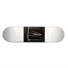 PA místico mágico astral caprichoso de maderas fan Patineta Personalizada