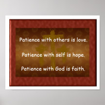 Paciencia con dios posters