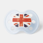 Pacificador de encargo del bebé de Union Jack de l