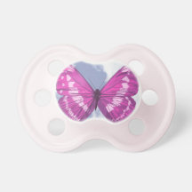 Pacificador de la nube de la mariposa chupetes de bebe