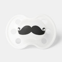 Pacificador del bigote chupetes para bebes