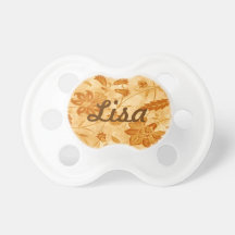 Pacificador floral personalizado