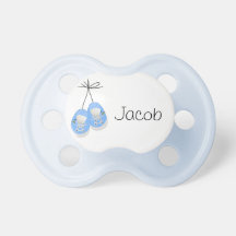 Pacificador personalizado del bebé de los zapatos 