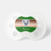 Pacificador personalizado del bebé del cobre del v chupetes para bebés