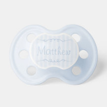 Pacificador personalizado personalizado azul del D Chupete De Bebé