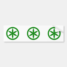 Padania, bandera política de Colombia Pegatina De Parachoque