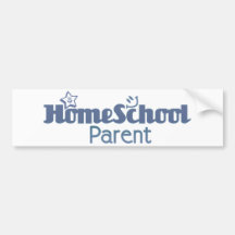 Padre de Homeschool Etiqueta De Parachoque