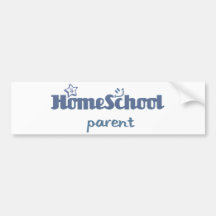 Padre de Homeschool Pegatina De Parachoque