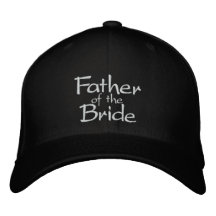 Padre de la novia gorra de béisbol bordada
