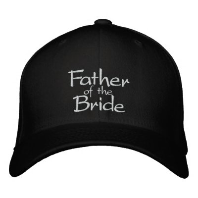 Padre de la novia gorra de béisbol bordada