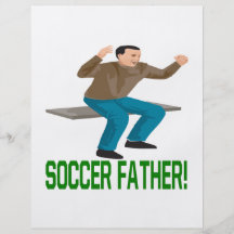 Padre del fútbol tarjeta publicitaria