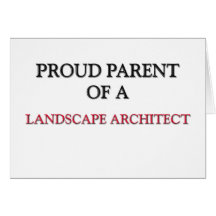 Padre orgulloso de un ARQUITECTO PAISAJISTA Felicitacion