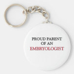 Padre orgulloso de un EMBRYOLOGIST Llaveros Personalizados