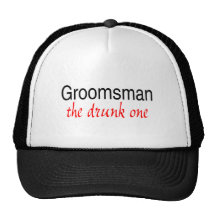 Padrino de boda (el borracho) gorro de camionero