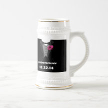 Padrino de boda Stein de la margarita de Gerber de Taza De Café