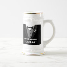 Padrino de boda Stein de la margarita de Gerber de Tazas De Café