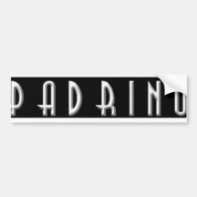 PADRINOSTICKER 2 ETIQUETA DE PARACHOQUE