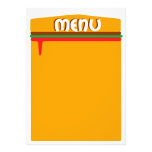 página del menú de la hamburguesa invitaciones personales 