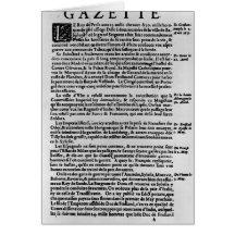 Página del texto del 'La Gazette Felicitacion