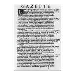 Página del texto del 'La Gazette Lona Envuelta Para Galerias
