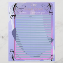 Páginas del libro de visitas del diseño del boda d tarjeta publicitaria